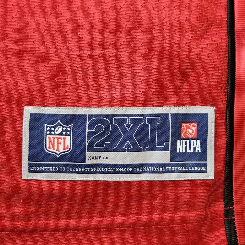 NEW Arizona Cardinals‎ Men's 2XL Blank Football Jersey Red NFL Proline